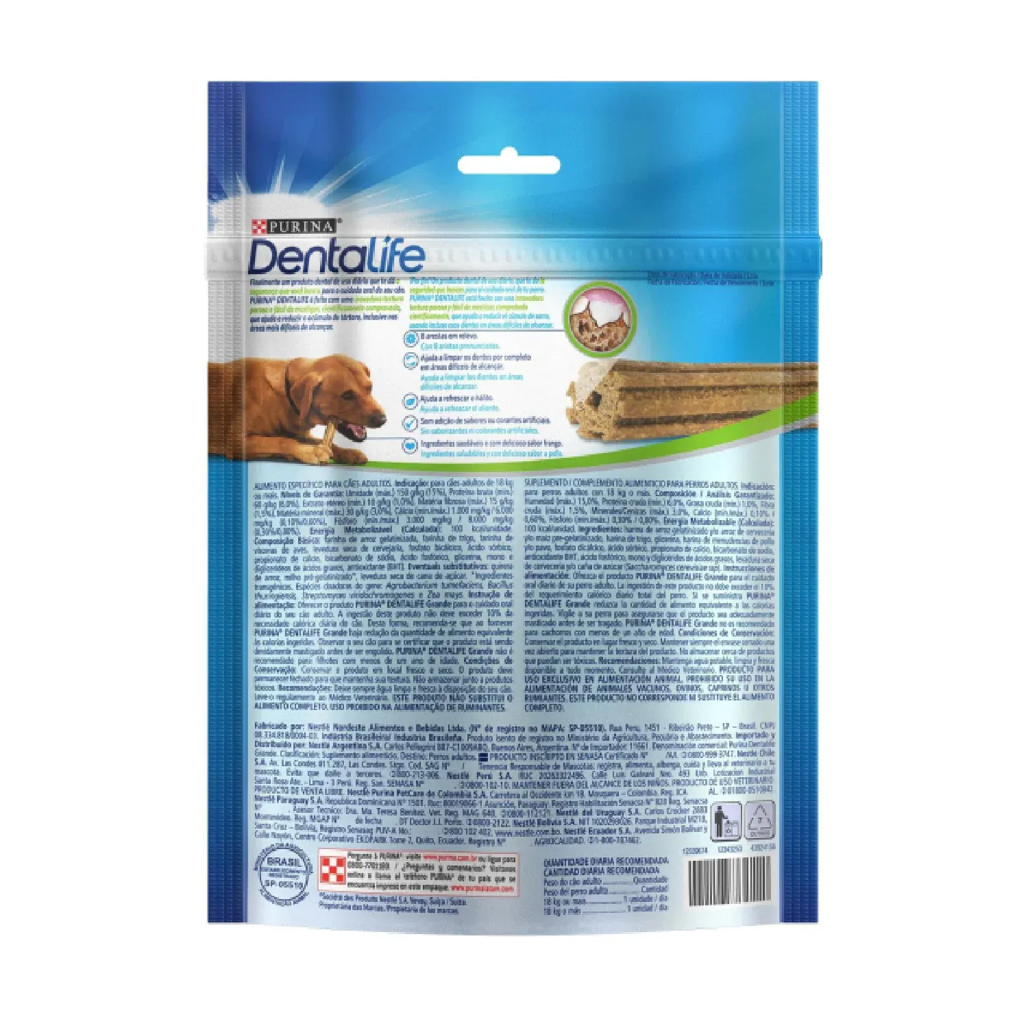Petisco DentaLife Cães Adultos Grandes